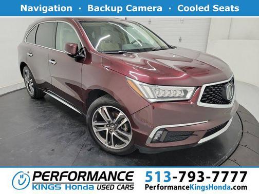 Dark Cherry Pearl 2017 Acura MDX 3.5L