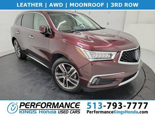 Dark Cherry Pearl 2017 Acura MDX 3.5L
