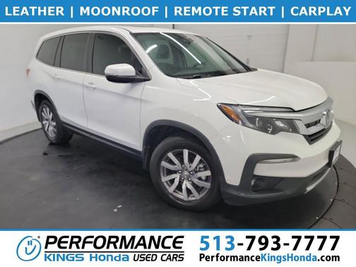 Platinum White Pearl 2021 Honda Pilot 2WD EX-L