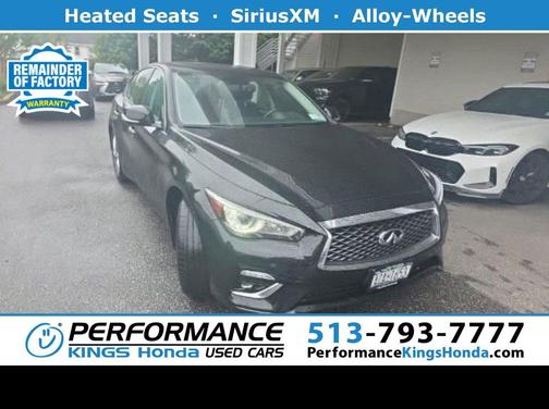 Black Obsidian 2023 INFINITI Q50 3.0t LUXE