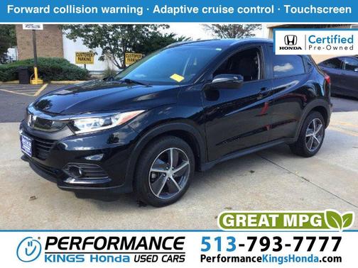 Crystal Black Pearl 2022 Honda HR-V EX