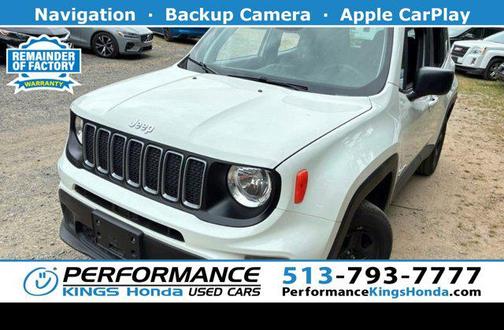 Alpine White Clearcoat 2022 Jeep Renegade Sport