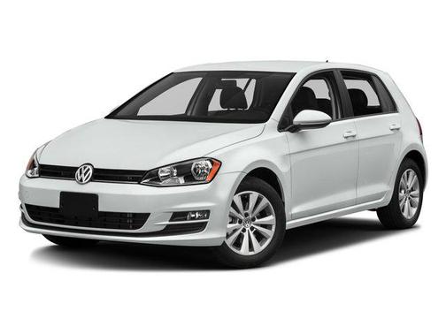 Black 2016 Volkswagen Golf TSI SE 4-Door