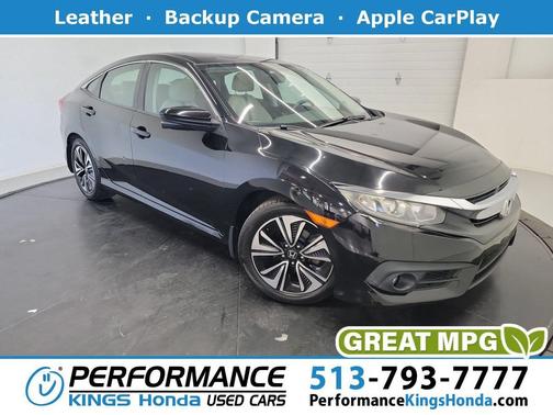 Crystal Black Pearl 2016 Honda Civic EX-L