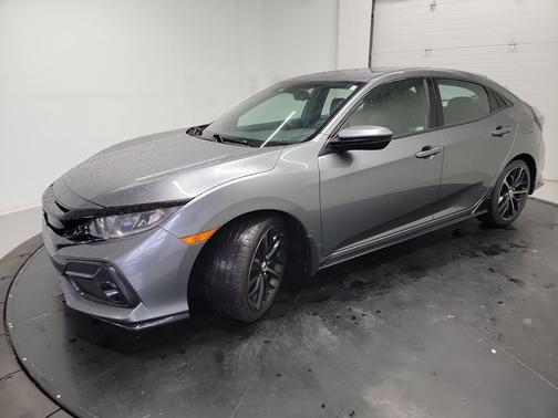 Modern Steel Metallic 2021 Honda Civic Sport