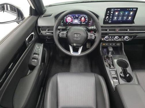 Platinum White Pearl 2026 Honda Civic Hybrid Sport Touring