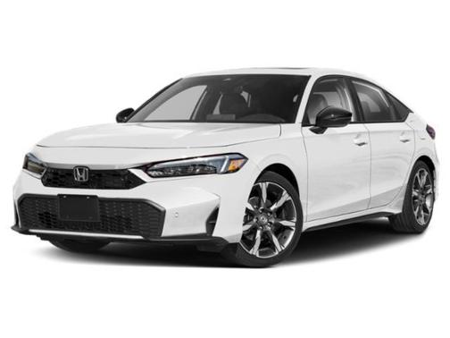Platinum White Pearl 2026 Honda Civic Hybrid Sport Touring