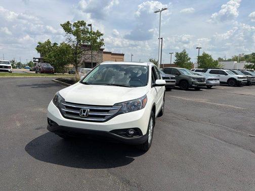 White Diamond Pearl 2013 Honda CR-V EX-L
