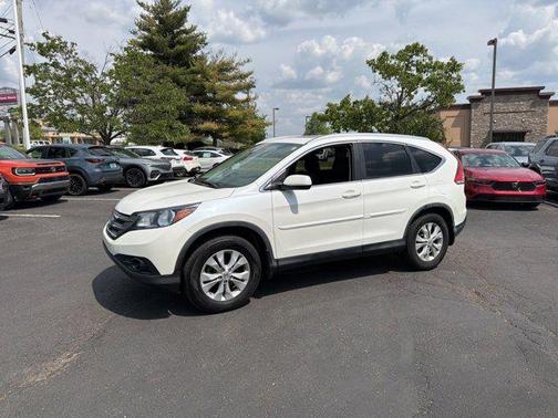 White Diamond Pearl 2013 Honda CR-V EX-L