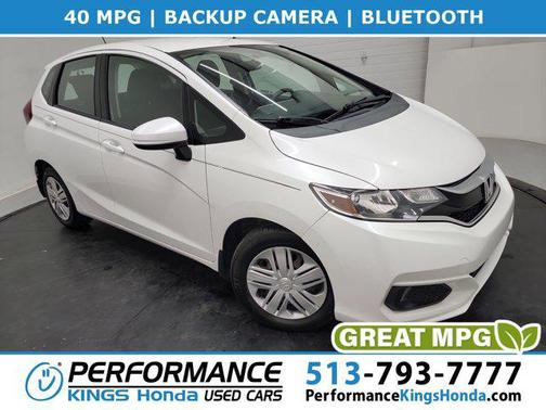 Platinum White Pearl 2019 Honda Fit LX
