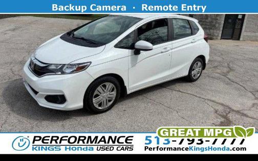 Platinum White Pearl 2019 Honda Fit LX