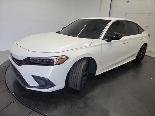 Platinum White Pearl 2024 Honda Civic Sport