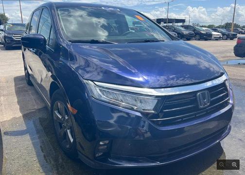 Obsidian Blue Pearl 2022 Honda Odyssey EX