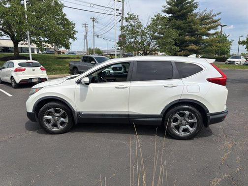 White Diamond Pearl 2017 Honda CR-V EX-L