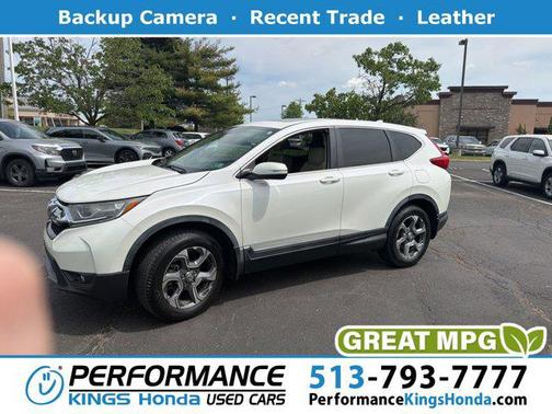 White Diamond Pearl 2017 Honda CR-V EX-L