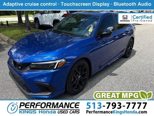 Aegean Blue Metallic 2022 Honda Civic Si Base