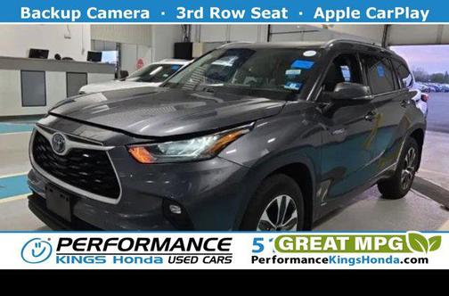 Magnetic Gray Metallic 2020 Toyota Highlander Hybrid XLE