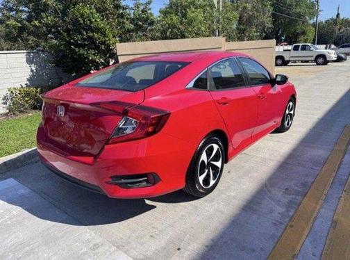 Red 2017 Honda Civic LX