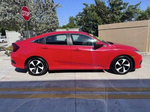 Red 2017 Honda Civic LX