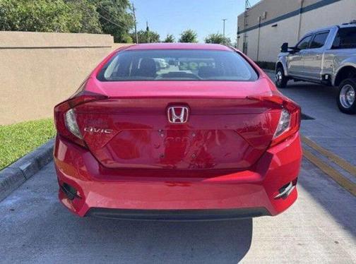 Red 2017 Honda Civic LX