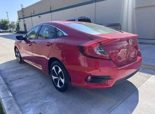 Red 2017 Honda Civic LX