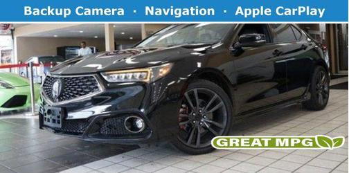 Crystal Black Pearl 2019 Acura TLX Technology