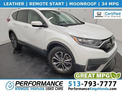 Platinum White Pearl 2022 Honda CR-V 2WD EX-L