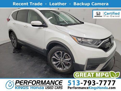 Platinum White Pearl 2022 Honda CR-V 2WD EX-L