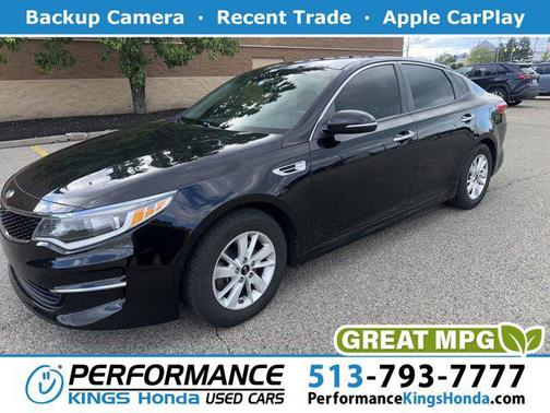 Ebony Black 2018 Kia Optima LX