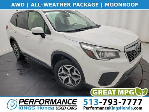 Crystal White Pearl 2019 Subaru Forester Premium