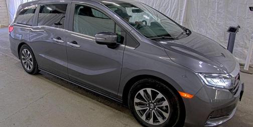 Modern Steel Metallic 2024 Honda Odyssey EX-L