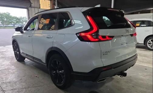 Platinum White Pearl 2023 Honda CR-V Hybrid Sport Touring AWD