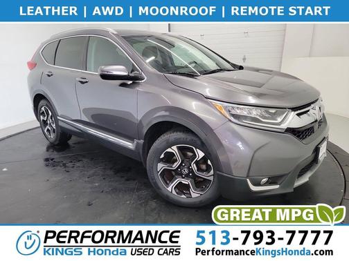 Modern Steel Metallic 2018 Honda CR-V Touring