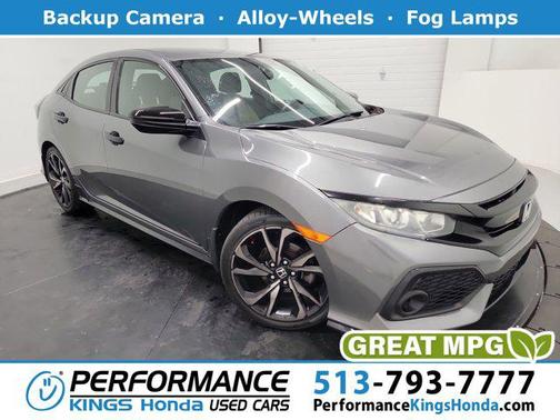 Gray 2018 Honda Civic Sport