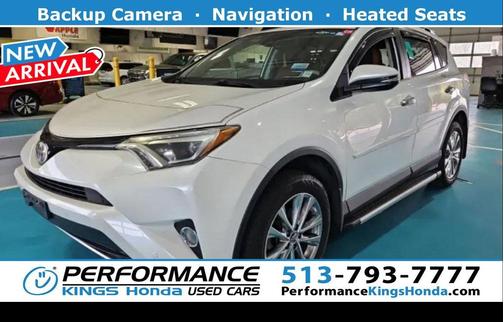 Blizzard Pearl 2017 Toyota RAV4 Limited
