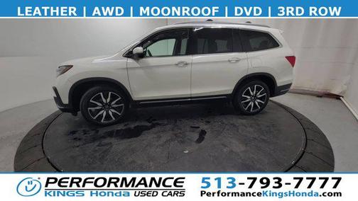 White Diamond Pearl 2019 Honda Pilot Elite