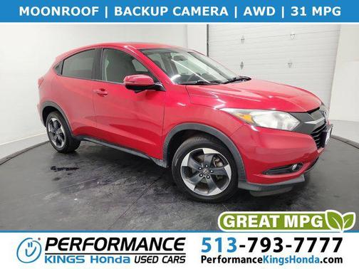 Milano Red 2018 Honda HR-V EX