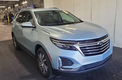 Seaglass Blue Metallic 2022 Chevrolet Equinox Premier w/1LZ