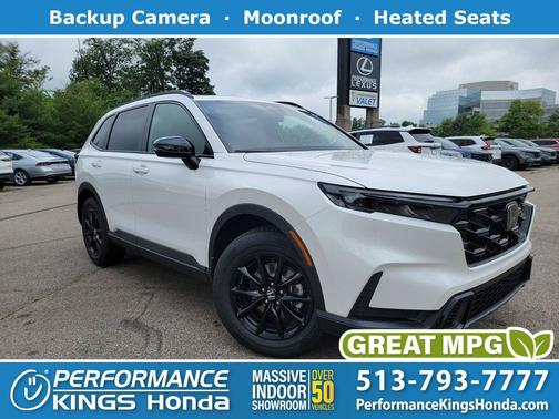 Platinum White Pearl 2026 Honda CR-V Hybrid Sport AWD
