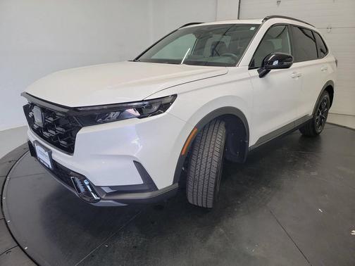 Platinum White Pearl 2026 Honda CR-V Hybrid Sport AWD