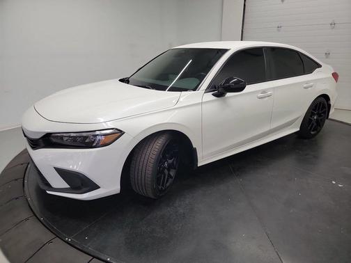 Platinum White 2024 Honda Civic Sport