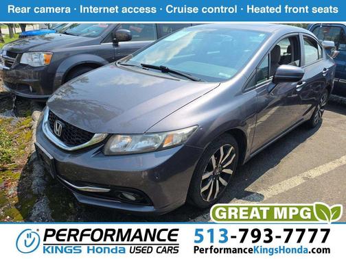 Gray 2015 Honda Civic EX-L