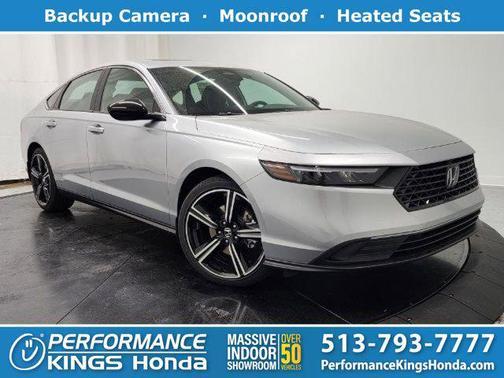 Solar Silver Metallic 2025 Honda Accord Hybrid Sport