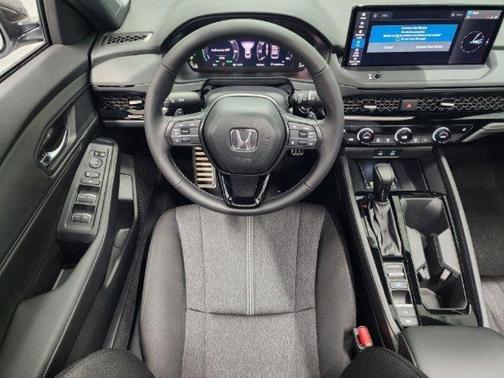 Solar Silver Metallic 2025 Honda Accord Hybrid Sport