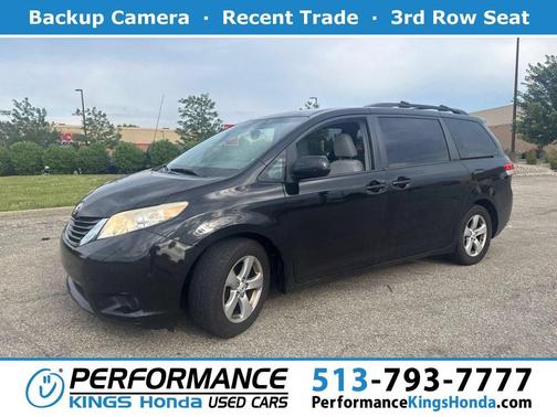Black 2012 Toyota Sienna LE