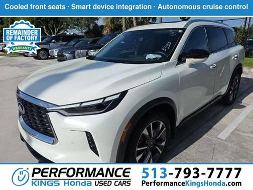 Majestic White 2023 INFINITI QX60 Luxe