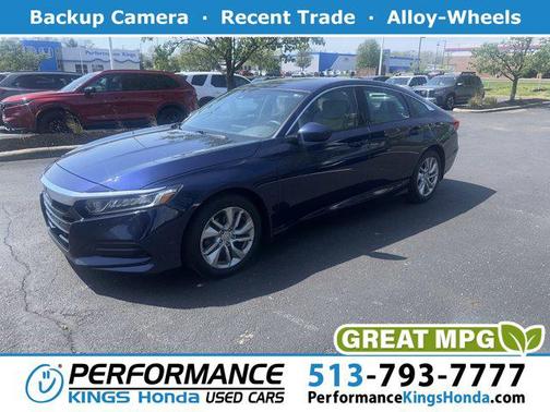 Obsidian Blue Pearl 2018 Honda Accord LX