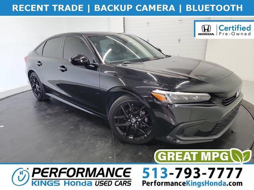 Crystal Black Pearl 2024 Honda Civic Sport
