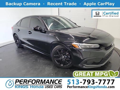 Crystal Black Pearl 2024 Honda Civic Sport