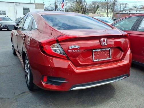 Red 2019 Honda Civic LX